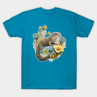 Water Colour Lizard T-Shirt